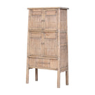Armario antiguo natural de bambú con 6 puertas Anlin
