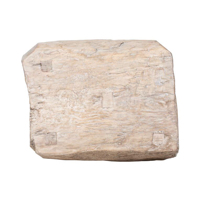Mesa de centro natural de álamo Lechuza