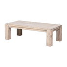 Mesa de centro natural de pino Kaiyu