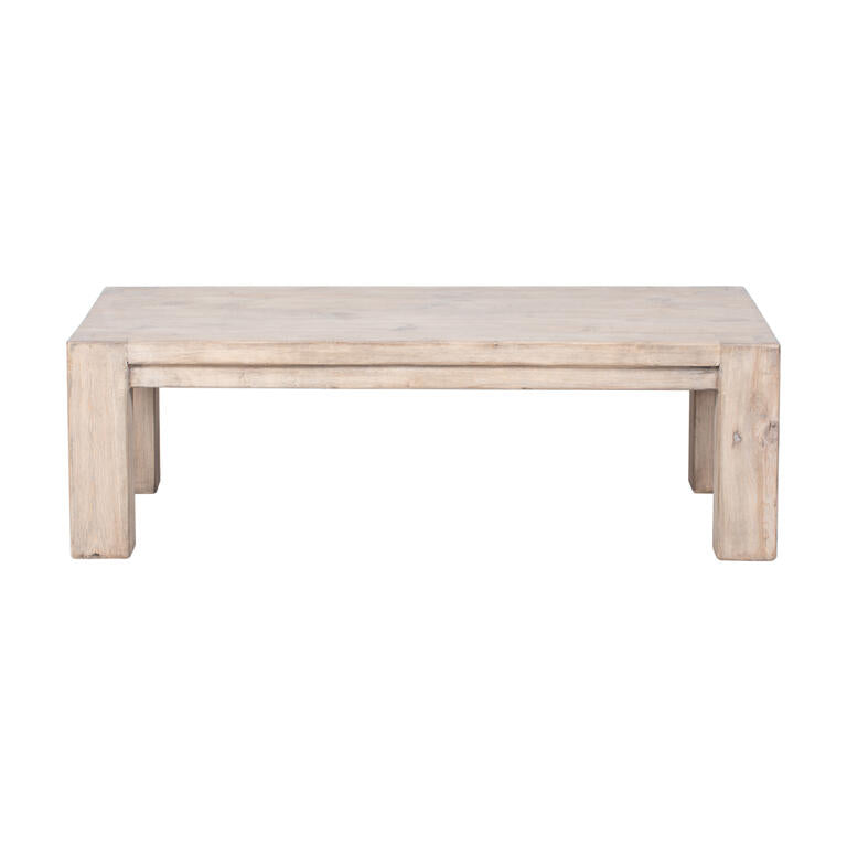 Mesa de centro natural de pino Kaiyu