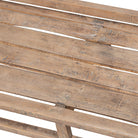 Banco antiguo natural de olmo con respaldo Porros