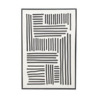 Set de 2 cuadros decorativos de lienzo con marco Yalin