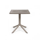 Set bistró de mesa Clip y sillones Bora Nardi – Mesa Clip 70, topo