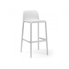 Taburete de resina Faro Nardi – Blanco, asiento a 76 cm