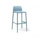 Taburete de resina Faro Nardi – Celeste, asiento a 76 cm