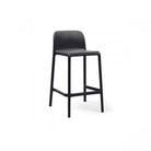 Taburete de resina Faro Nardi – Antracita, asiento a 65 cm