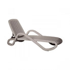 Tumbona apilable de resina Eden Nardi – Topo