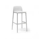Taburete de resina Lido Nardi – Blanco, asiento a 76 cm