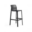 Taburete de resina Net Stool Nardi – Antracita, asiento a 76 cm