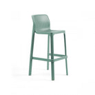 Taburete de resina Net Stool Nardi – Verde salvia, asiento a 76 cm