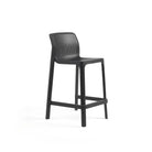 Taburete de resina Net Stool Nardi – Antracita, asiento a 65 cm