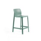 Taburete de resina Net Stool Nardi – Verde salvia, asiento a 65 cm