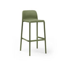 Taburete de resina Faro Nardi – Verde, asiento a 76 cm