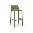 Taburete de resina Lido Nardi – Verde, asiento a 76 cm