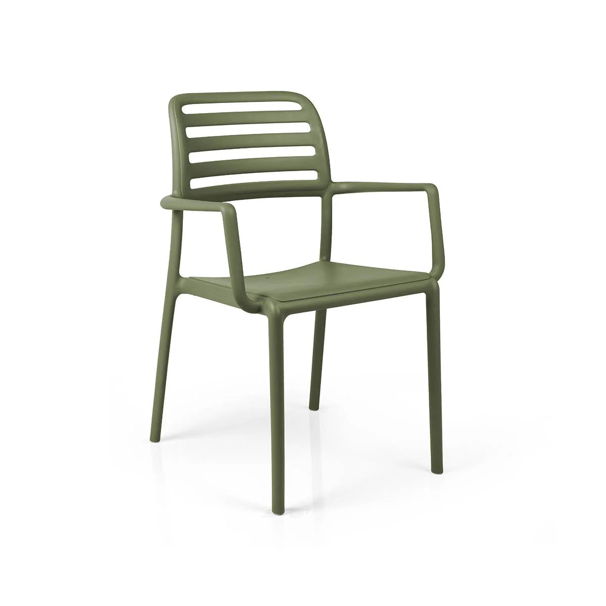 Sillón de resina Costa Nardi – Verde