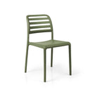 Silla de resina Costa Nardi – Verde