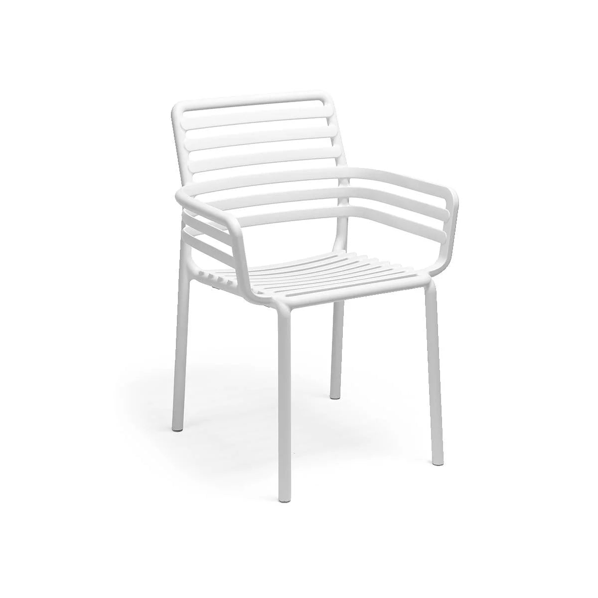 Sillón apilable de resina Doga Nardi – Blanco