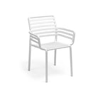 Sillón apilable de resina Doga Nardi – Blanco