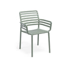 Sillón apilable de resina Doga Nardi – Verde menta