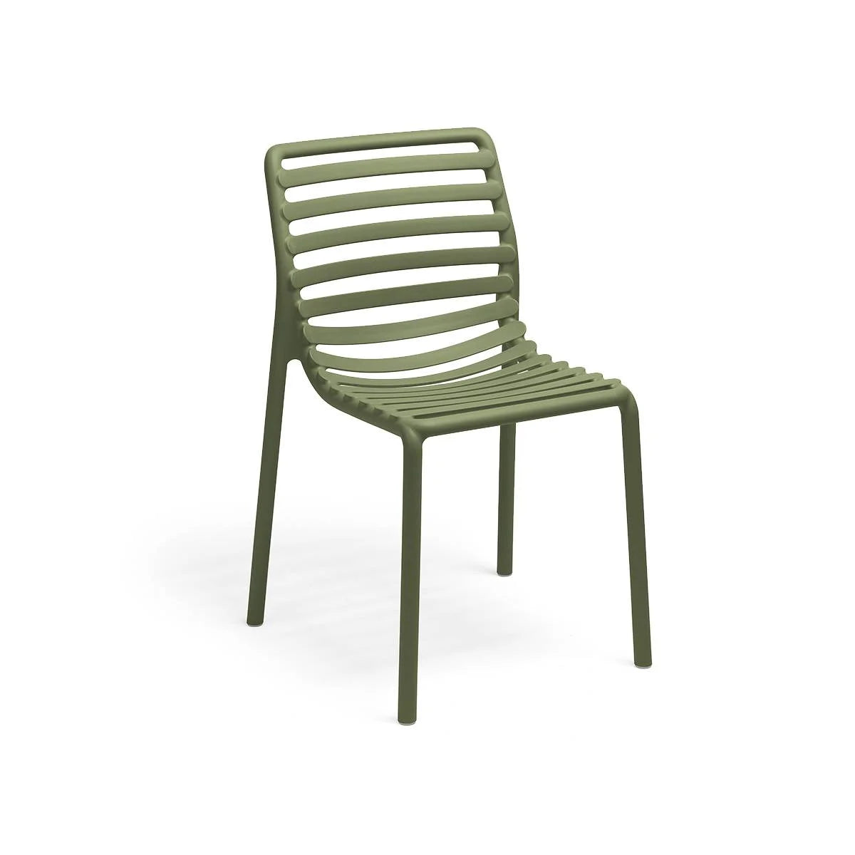 Silla apilable de resina Doga Nardi – Verde