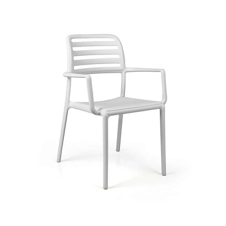 Sillón de resina Costa Nardi – Blanco