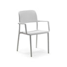 Set bistró de mesa Clip y sillones Bora Nardi – Sillón Bora, blanco