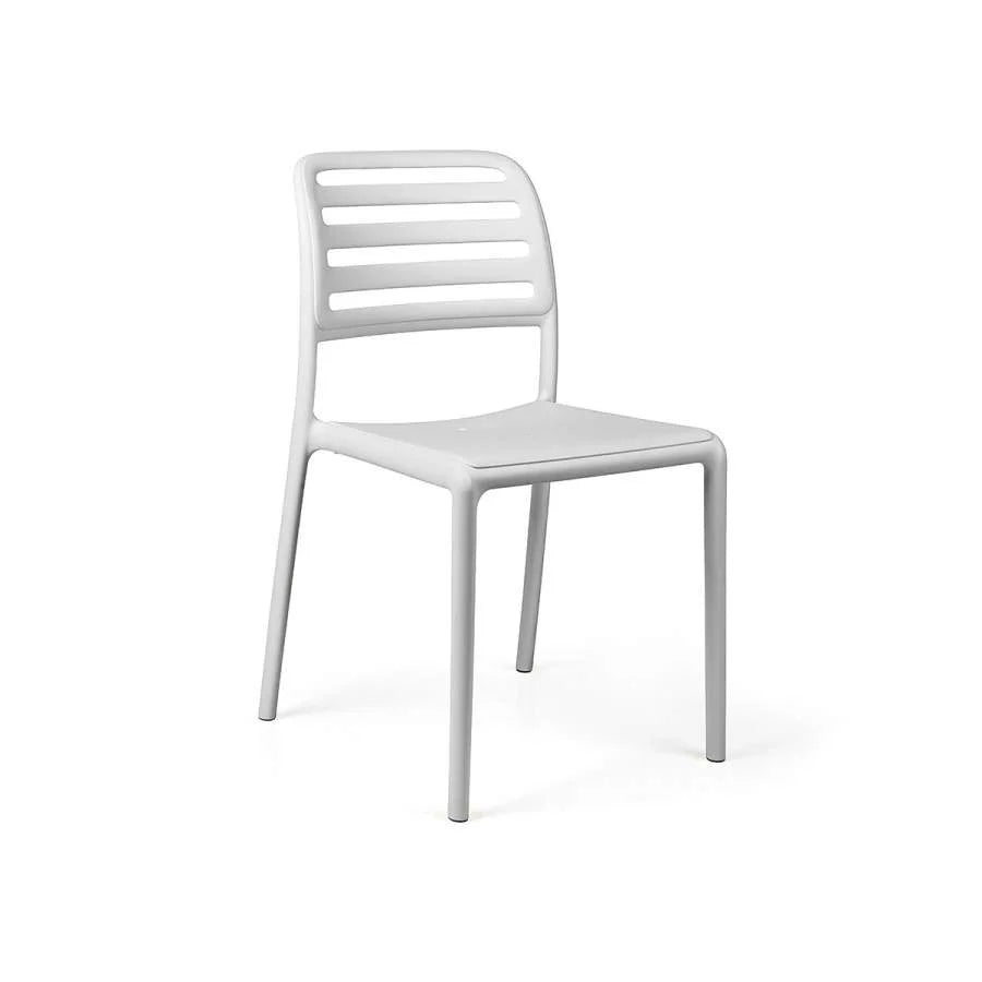 Silla de resina Costa Nardi – Blanco
