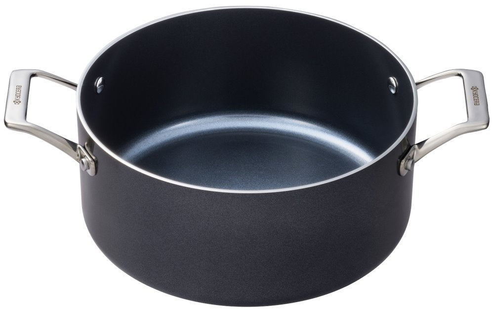 Olla cerámica Kyocera 24 cm con tapa de cristal
