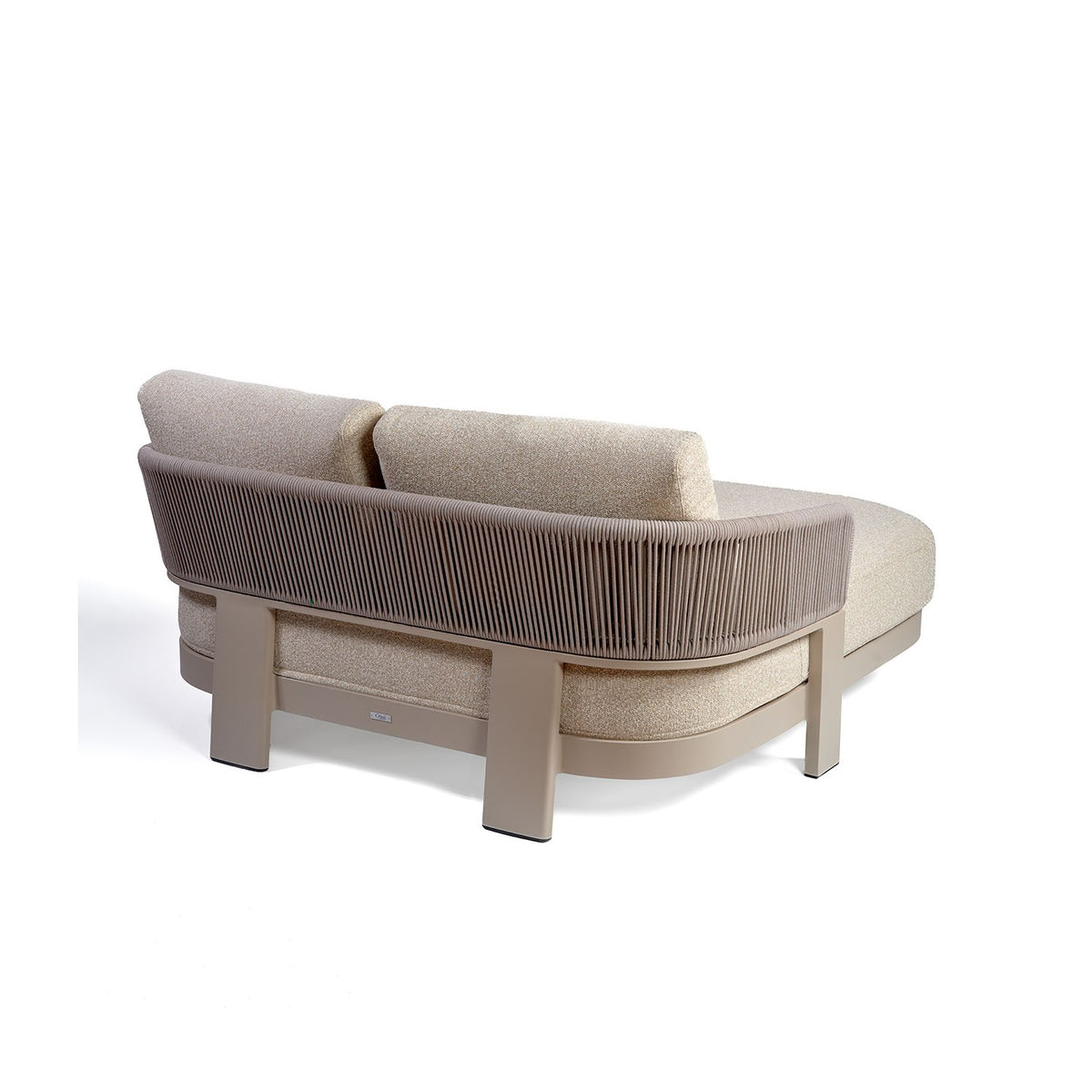 Cama de exterior de cuerda y tapizado arena Getaria