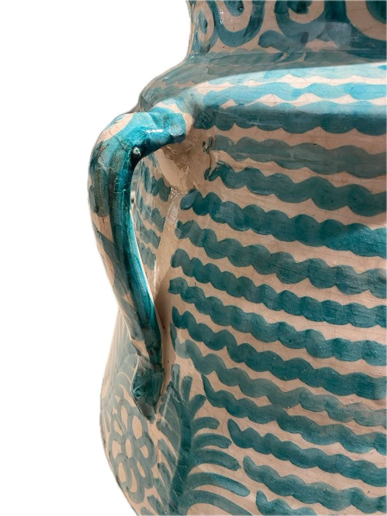 Jarrón Grande de Cerámica de Fajalauza - #pino_y_jacaranda#