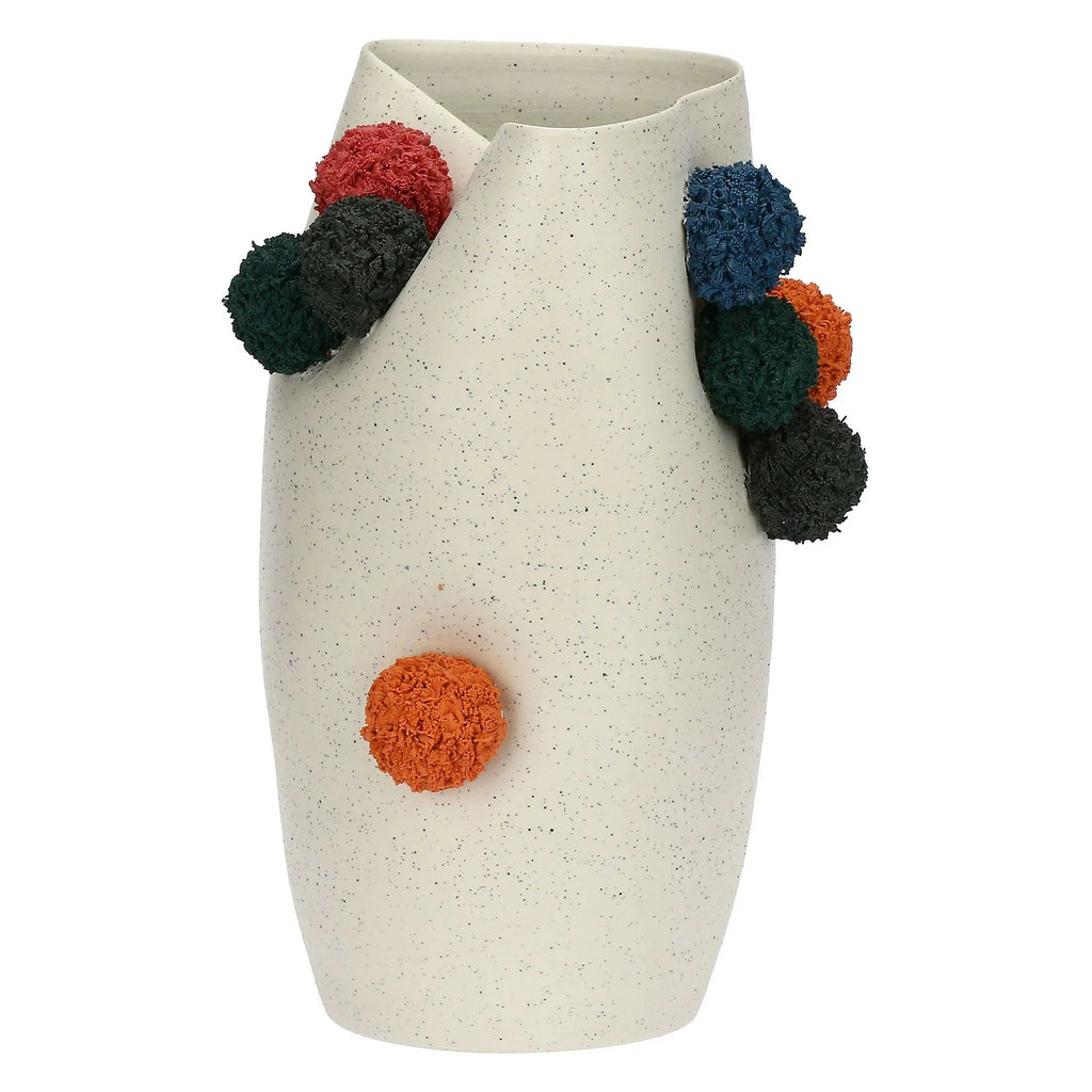 Jarrón Pompón - pino_y_jacaranda