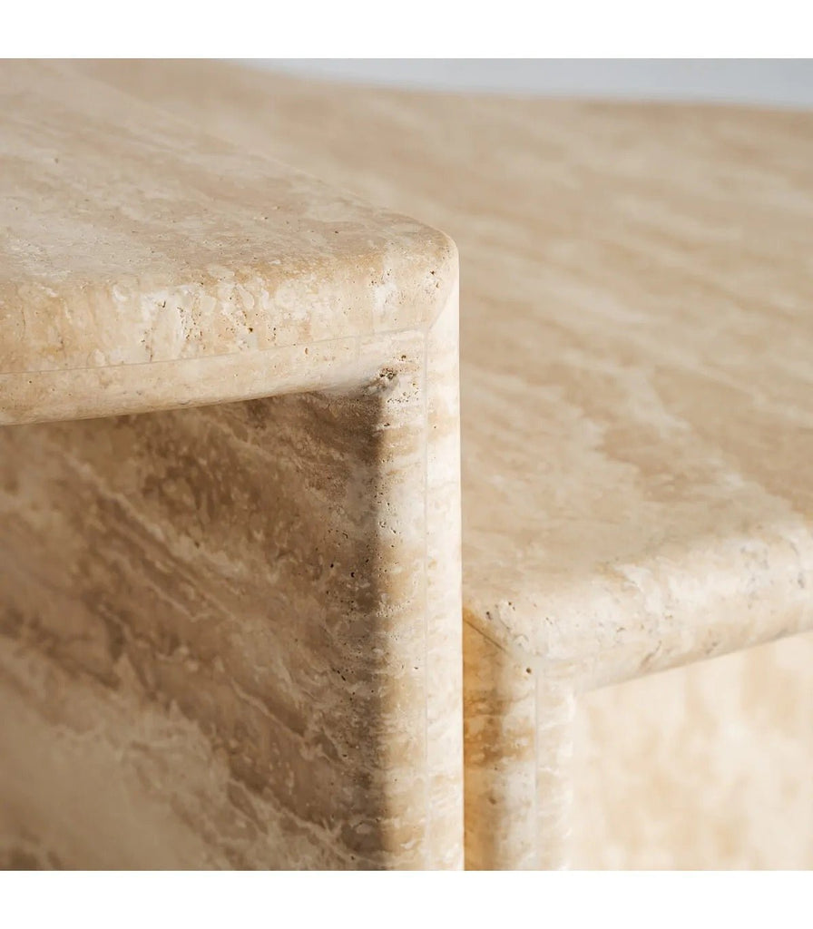 Juego de 2 Mesas de Centro Carroll - #pino_y_jacaranda#