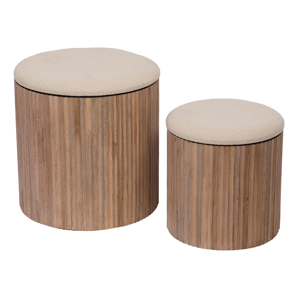 Juego de 2 Taburetes Tándem - pino_y_jacaranda