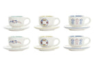 Juego de 6 Tazas de Café Marino - #pino_y_jacaranda#