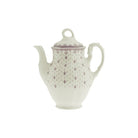 Juego de Café de 27 Piezas La Cartuja de Sevilla Colección Flor de Lis Rosa - #pino_y_jacaranda#