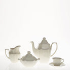 Juego de Café de 27 Piezas La Cartuja de Sevilla Colección Ochavada Blanca - #pino_y_jacaranda#