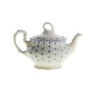 Juego de Té de 15 Piezas La Cartuja Colección Flor de Lis Azul - #pino_y_jacaranda#