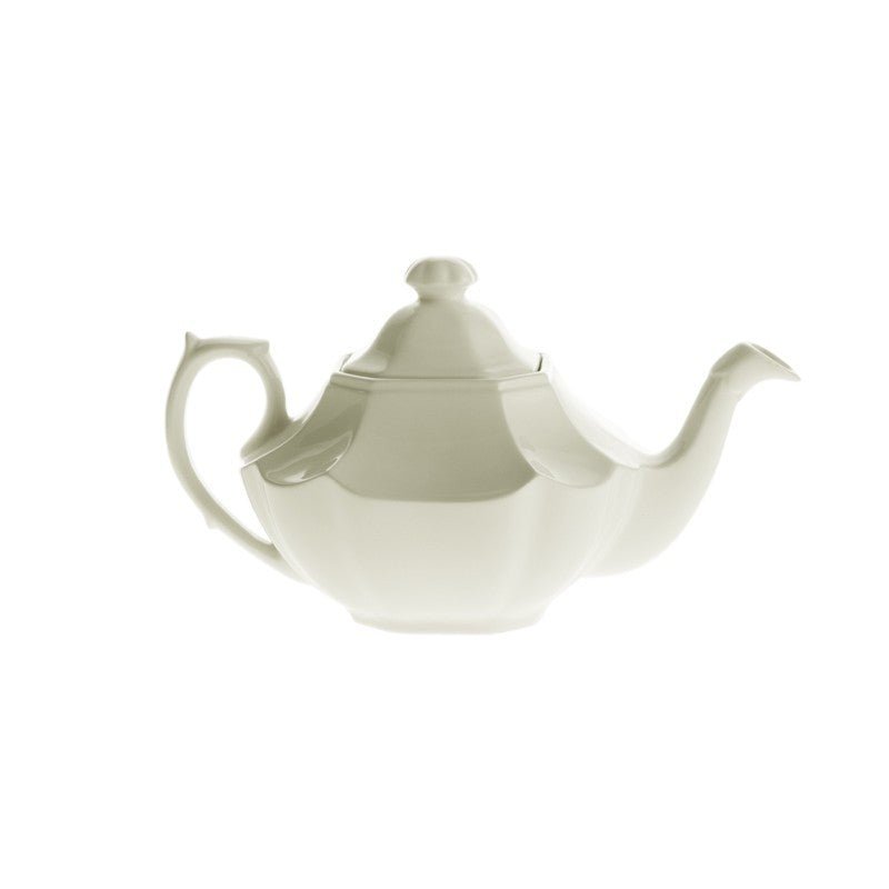 Juego de Té de 15 Piezas La Cartuja Colección Ochavada Blanca - #pino_y_jacaranda#
