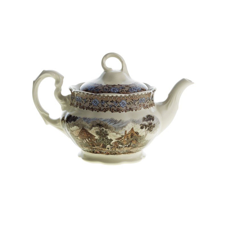 Juego de Té de 15 Piezas La Cartuja Colección Viejo Molino - #pino_y_jacaranda#