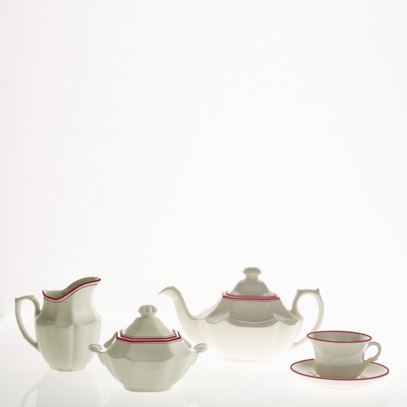 Juego de Té de 27 Piezas La Cartuja Colección Basic Line Red - #pino_y_jacaranda#