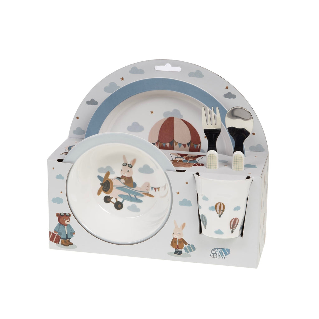 Juego de Vajilla Infantil Altitos - pino_y_jacaranda