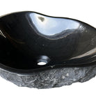 Lavabo irregular negro de mármol Hongling