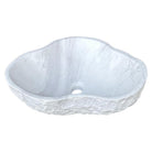 Lavabo irregular blanco de mármol Dolomita