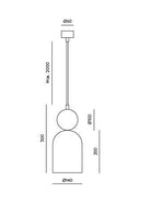 Lámpara Colgante Bell - C1084