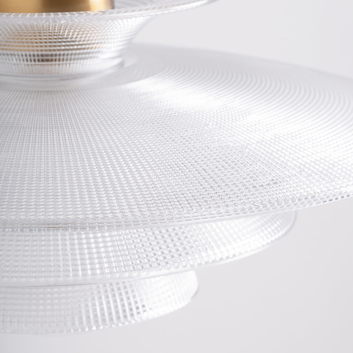 Lámpara colgante de cristal texturizado Canyelles