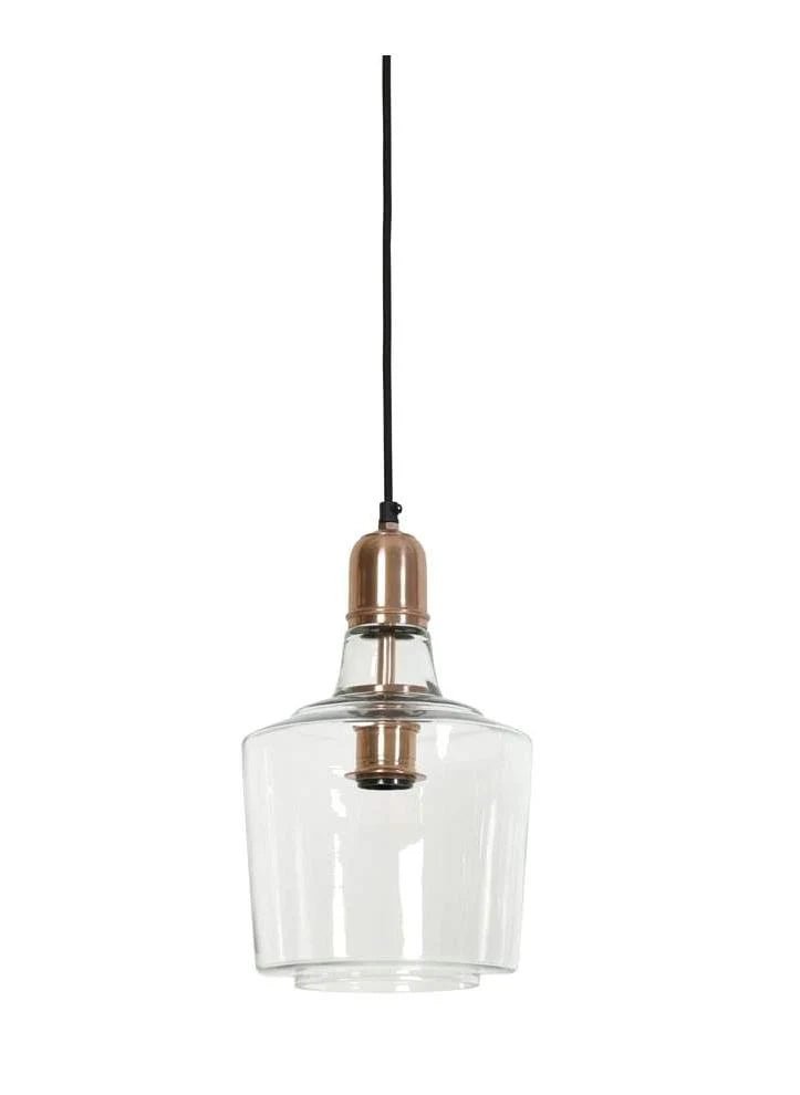 Lámpara Colgante de Cristal y Cobre Yole - pino_y_jacaranda