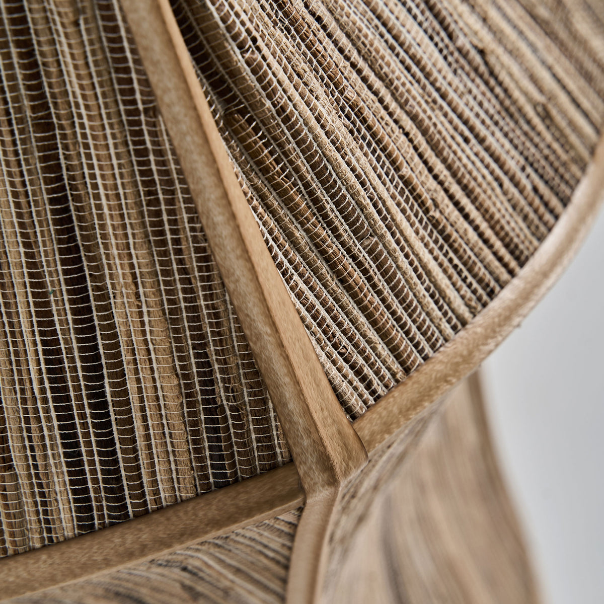 Lámpara colgante de fibra natural Genoveses beige grande