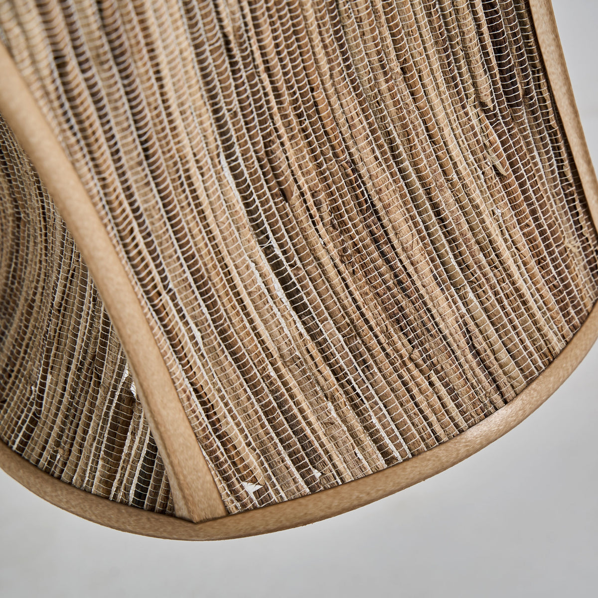 Lámpara colgante de fibra natural Genoveses beige grande