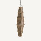 Lámpara colgante de fibra natural Genoveses beige pequeña