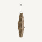 Lámpara colgante de fibra natural Genoveses beige pequeña